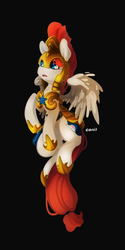 Size: 750x1500 | Tagged: safe, artist:cenit-v, oc, oc only, pegasus, pony, armor, guard, solo