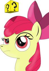 Size: 745x1072 | Tagged: safe, artist:bakanato, apple bloom, earth pony, pony, g4, bust, female, filly, solo