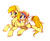 Size: 1440x1167 | Tagged: safe, artist:wkirin, oc, oc only, oc:hotaru, pegasus, pony, robot, robot pony, duo