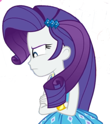 Size: 640x720 | Tagged: safe, edit, edited screencap, screencap, rarity, equestria girls, equestria girls series, g4, rollercoaster of friendship, background removed, crossed arms, female, not a vector, simple background, solo, transparent background