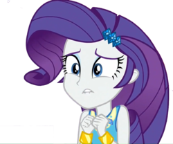 Size: 925x768 | Tagged: safe, edit, edited screencap, screencap, rarity, equestria girls, equestria girls series, g4, rollercoaster of friendship, background removed, female, lip bite, not a vector, simple background, solo, transparent background