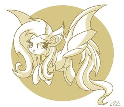 Size: 1280x1108 | Tagged: safe, artist:iheartjapan789, fluttershy, bat pony, pony, g4, abstract background, bat ponified, circle background, cute, female, flutterbat, race swap, shyabates, shyabetes, solo, spread wings, wings