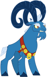Size: 6218x10153 | Tagged: safe, artist:andoanimalia, grogar, goat, g4, the ending of the end, absurd resolution, cloven hooves, colored hooves, male, ram, simple background, solo, transparent background, vector