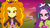 Size: 1920x1080 | Tagged: safe, screencap, adagio dazzle, aria blaze, pinkie pie, puffed pastry, human, equestria girls, equestria girls specials, g4, my little pony equestria girls: better together, my little pony equestria girls: sunset's backstage pass, adagio dazzle is not amused, angry, annoyed, ascot, crossed arms, duo focus, female, hand on hip, looking at you, pigtails, puffed pastry's churro stand, raised eyebrow, resting bitch face, spiked wristband, twintails, unamused, wristband