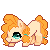 Size: 50x50 | Tagged: safe, artist:yokokinawa, part of a set, pear butter, earth pony, pony, g4, animated, bouncing, cute, female, icon, pearabetes, pixel art, solo