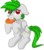 Size: 4253x4826 | Tagged: safe, artist:speedrunnerg55, oc, oc only, oc:echo bounce, pegasus, pony, cheek fluff, derp, eating, floppy ears, fluffy, food, holding, implied fangs, male, mango, simple background, solo, transparent background, wings