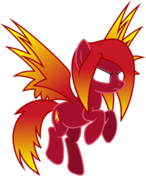 Size: 600x725 | Tagged: safe, artist:xpesifeindx, oc, oc only, oc:paragon ire, pegasus, pony, female, glowing eyes, mare, simple background, solo, transparent background, vector