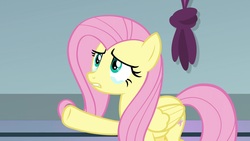 Size: 1920x1080 | Tagged: safe, screencap, fluttershy, pegasus, pony, g4, the ending of the end, crying, female, mare, solo, teary eyes