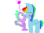 Size: 202x151 | Tagged: safe, rainbow dash, spike, g4, female, kissing, male, ship:rainbowspike, shipping, straight