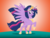 Size: 1024x768 | Tagged: safe, artist:tim-kangaroo, twilight sparkle, alicorn, pony, g4, the last problem, female, gradient background, mare, older, older twilight, older twilight sparkle (alicorn), princess twilight 2.0, raised hoof, signature, solo, spread wings, twilight sparkle (alicorn), windswept mane, wings