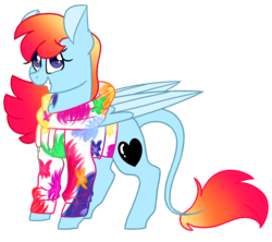 Size: 4500x4000 | Tagged: safe, artist:crazysketch101, oc, oc only, oc:crazy looncrest, pegasus, pony, clothes, hoodie, leonine tail, simple background, solo, tail, transparent background