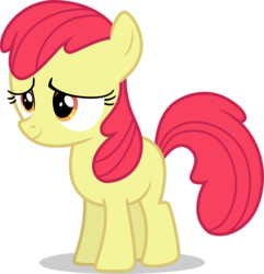 Size: 3074x3190 | Tagged: safe, artist:tomfraggle, edit, editor:slayerbvc, vector edit, apple bloom, earth pony, pony, g4, accessory-less edit, female, filly, high res, missing accessory, simple background, solo, transparent background, vector