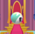 Size: 447x438 | Tagged: safe, artist:mega-poneo, princess celestia, alicorn, pony, g4, 3d, ball, female, inanimate tf, mare, morph ball, princess ballestia, solo, throne room, transformation