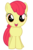 Size: 4735x7168 | Tagged: safe, artist:thatguy1945, edit, editor:slayerbvc, part of a set, vector edit, apple bloom, earth pony, pony, g4, just for sidekicks, absurd resolution, accessory-less edit, adorabloom, cute, missing accessory, simple background, solo, transparent background, vector