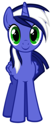 Size: 872x2073 | Tagged: safe, artist:petraea, oc, oc only, oc:eclipse, alicorn, pony, female, mare, simple background, solo, transparent background, vector