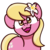 Size: 1000x1000 | Tagged: safe, artist:sugar morning, lily, lily valley, earth pony, pony, g4, :3, bust, cute, female, flower, lilybetes, looking at you, mare, open mouth, simple background, smiling, smiling at you, solo, sugar morning's smiling ponies, transparent background