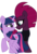 Size: 5992x8777 | Tagged: safe, alternate version, artist:ejlightning007arts, edit, tempest shadow, twilight sparkle, alicorn, pony, unicorn, g4, broken horn, clothes, cute, female, horn, jumpsuit, lesbian, ship:tempestlight, shipping, tempestbetes, twiabetes, twilight sparkle (alicorn)