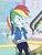 Size: 576x753 | Tagged: safe, screencap, rainbow dash, equestria girls, equestria girls series, g4, holidays unwrapped, spoiler:eqg series (season 2), angry, canterlot mall, cropped, female, geode of super speed, gritted teeth, gums, magical geodes, nightmare fuel, rage, ragebow dash, rainbow dash is best facemaker, shrunken pupils, solo