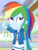 Size: 488x647 | Tagged: safe, screencap, rainbow dash, equestria girls, equestria girls specials, g4, my little pony equestria girls: better together, my little pony equestria girls: holidays unwrapped, animated, christmas, christmas lights, cropped, female, geode of super speed, gif, holiday, magical geodes, solo