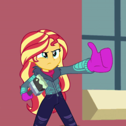 Size: 1080x1080 | Tagged: safe, screencap, sunset shimmer, equestria girls, equestria girls specials, g4, my little pony equestria girls: better together, my little pony equestria girls: holidays unwrapped, animated, clothes, cropped, female, gif, paintbrush, solo, winter outfit