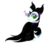 Size: 1920x1713 | Tagged: dead source, safe, artist:rainbows-skies, pony, unicorn, base used, female, maleficent, mare, ponified, raised hoof, simple background, solo, sombra eyes, transparent background