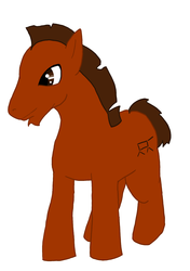 Size: 925x1311 | Tagged: safe, artist:alicorn, oc, oc only, earth pony, pony, less wrong, male, ponysona, solo