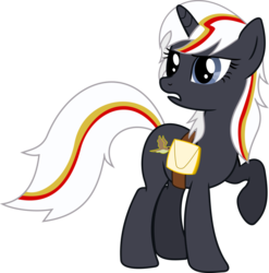 Size: 1024x1036 | Tagged: safe, artist:kayman13, artist:silverfacade, oc, oc only, oc:velvet remedy, pony, unicorn, fallout equestria, fanfic, fanfic art, female, hooves, horn, mare, medical saddlebag, raised hoof, saddle bag, simple background, solo, transparent background, vector