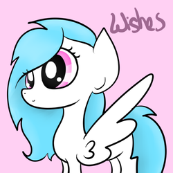 Size: 500x500 | Tagged: safe, artist:wisheslotus, oc, oc only, oc:wishes, pegasus, pony, female, mare, pegasus oc, solo, wings