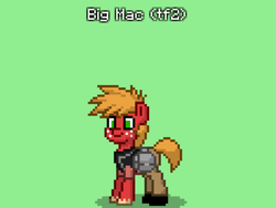 Size: 2048x1536 | Tagged: safe, artist:generalender15, big macintosh, earth pony, pony, pony town, g4, crossover, team fortress 2