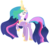 Size: 5000x4560 | Tagged: safe, artist:sugaryicecreammlp, princess celestia, twilight sparkle, alicorn, pony, g4, my little pony: friendship is magic, the last problem, absurd resolution, bodypaint, celestia pretending to be twilight, disguise, female, glowing horn, horn, older, older twilight, older twilight sparkle (alicorn), paint, princess, princess twilight 2.0, simple background, solo, transparent background, twilight sparkle (alicorn)