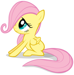 Size: 4666x4742 | Tagged: safe, artist:petraea, fluttershy, pony, g4, absurd resolution, cute, female, filly, filly fluttershy, shyabetes, simple background, solo, transparent background, vector, younger