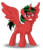 Size: 831x961 | Tagged: safe, artist:aleximusprime, oc, oc only, oc:donut steel, alicorn, pony, alicorn oc, donut steel, evil smile, gary stu, grin, horn, joke oc, looking at you, magenta eyes, male, male alicorn, male alicorn oc, mary sue, oc october, recolor, red and black oc, silly filly studios, simple background, smiling, solo, spread wings, tall, transparent background, wings