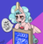 Size: 586x601 | Tagged: safe, artist:huffylime, cozy glow, pegasus, pony, g4, angry, cozy glow is not amused, female, filly, game show, gameshow, jeopardy, solo