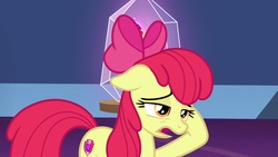 Size: 1920x1080 | Tagged: safe, screencap, apple bloom, earth pony, pony, g4, growing up is hard to do, female, older, solo
