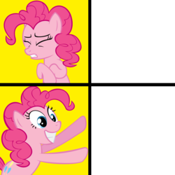 Size: 1300x1300 | Tagged: safe, pinkie pie, pony, g4, hotline bling, meme, template