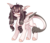 Size: 1129x962 | Tagged: safe, artist:honeybbear, oc, oc only, oc:emy, pegasus, pony, female, horns, mare, simple background, solo, transparent background