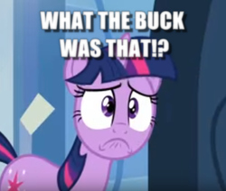 Size: 634x538 | Tagged: safe, edit, edited screencap, screencap, twilight sparkle, g4, the crystal empire, caption, confused, cropped, frown, image macro, question, shocked, text