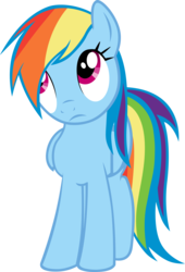 Size: 7433x10921 | Tagged: safe, artist:d2xa, rainbow dash, pegasus, pony, g4, the last roundup, absurd resolution, female, frown, looking up, mare, simple background, solo, transparent background, vector