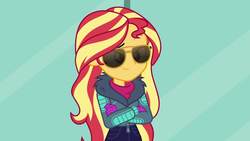 Size: 1920x1080 | Tagged: safe, screencap, sunset shimmer, equestria girls, equestria girls specials, g4, my little pony equestria girls: better together, my little pony equestria girls: holidays unwrapped, clothes, female, glasses, winter outfit
