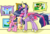 Size: 2000x1374 | Tagged: safe, artist:notadeliciouspotato, luster dawn, twilight sparkle, alicorn, pony, unicorn, g4, the last problem, art gallery, carousel boutique, crown, duo, female, fluttershy's cottage, hoof shoes, jewelry, mare, older, older twilight, older twilight sparkle (alicorn), party cannon, peytral, picture frame, pictures, princess twilight 2.0, raised hoof, regalia, smiling, sonic rainboom, twilight sparkle (alicorn), twilight's castle