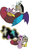 Size: 1653x2839 | Tagged: safe, artist:jolliapplegirl, discord, oc, oc:sirius veil, draconequus, pony, unicorn, g4, colt, magical lesbian spawn, male, next generation, offspring, parent:princess celestia, parent:twilight sparkle, parents:twilestia