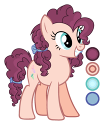 Size: 1186x1426 | Tagged: safe, artist:x-dainichi-x, oc, oc only, oc:gentle frost, earth pony, pony, female, mare, offspring, parent:cheese sandwich, parent:pinkie pie, parents:cheesepie, simple background, solo, transparent background