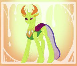 Size: 2048x1740 | Tagged: safe, artist:firospone, thorax, changedling, changeling, g4, king thorax, male, solo
