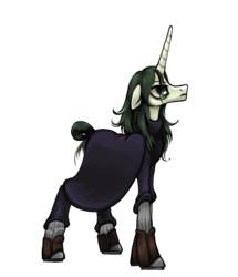 Size: 1250x1455 | Tagged: safe, artist:thrimby, oc, oc only, pony, unicorn, clothes, long hair, male, robe, solo, stallion, standing