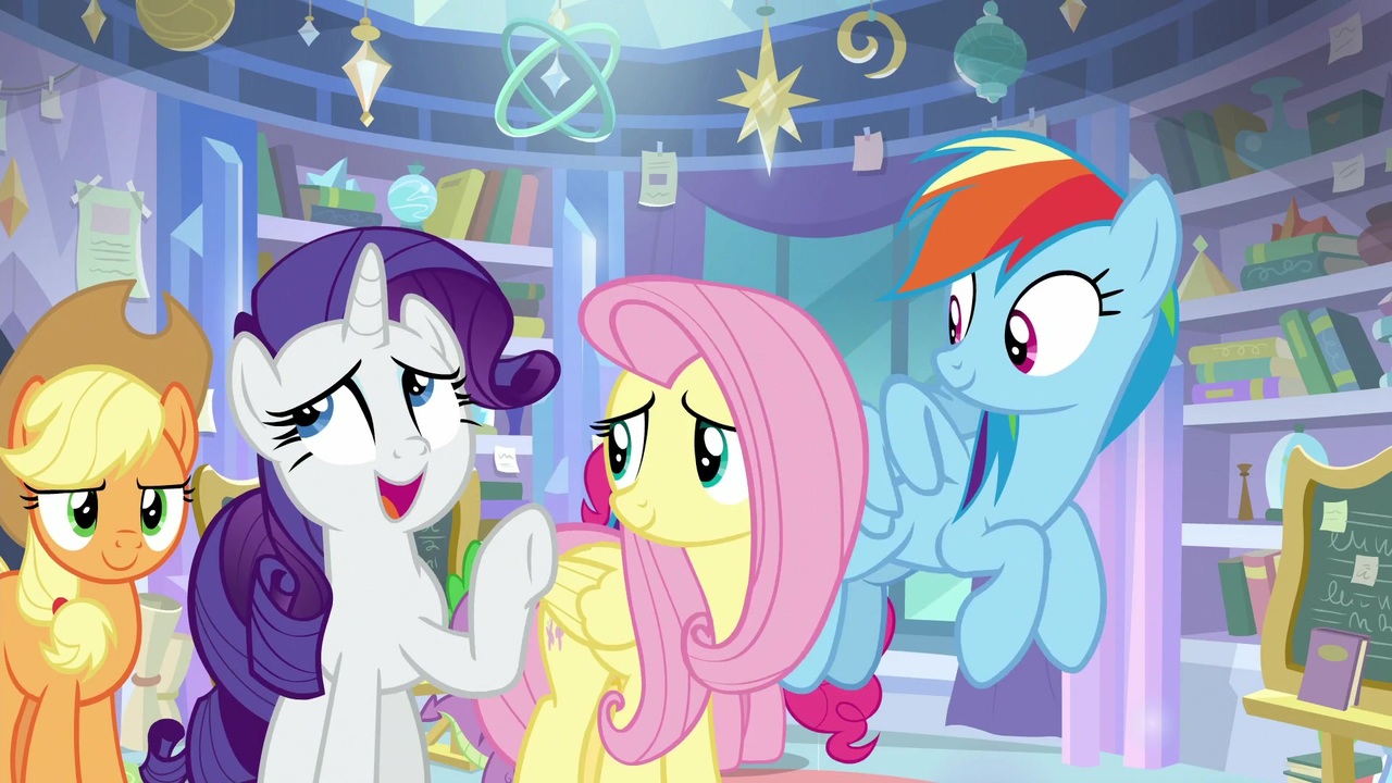 Mlp The Ending Of The End Part 2 #2174612 - safe, screencap, applejack, fluttershy, rainbow dash, rarity