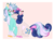 Size: 1368x1024 | Tagged: safe, artist:wanderingpegasus, bon bon, lyra heartstrings, sweetie drops, classical unicorn, earth pony, pony, unicorn, g4, my little pony: friendship is magic, the big mac question, adorabon, blushing, cheek fluff, chest fluff, cloven hooves, coat markings, cute, digital art, ear fluff, female, horn, intertwined tails, leonine tail, lesbian, lyrabetes, mare, one eye closed, pale belly, ship:lyrabon, shipping, socks (coat markings), tail, unshorn fetlocks