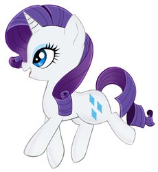 Size: 1103x1200 | Tagged: safe, artist:sleepykoinu, rarity, pony, unicorn, g4, cute, female, mare, open mouth, profile, raribetes, simple background, solo, white background