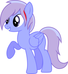 Size: 4014x4368 | Tagged: safe, artist:melodismol, oc, oc only, oc:stormy decibels, pegasus, pony, future, inkscape, simple background, solo, transparent background, vector