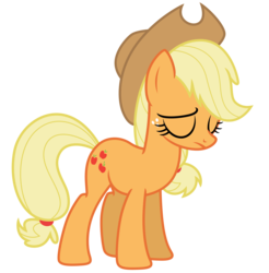 Size: 7250x7356 | Tagged: safe, artist:estories, applejack, earth pony, pony, g4, absurd resolution, female, simple background, solo, transparent background, vector