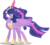 Size: 4000x3576 | Tagged: safe, artist:orin331, twilight sparkle, alicorn, pony, g4, the last problem, cutie mark, ethereal mane, female, glowing eyes, mare, older, older twilight, older twilight sparkle (alicorn), princess twilight 2.0, simple background, solo, starry mane, transparent background, twilight sparkle (alicorn), ultimate twilight